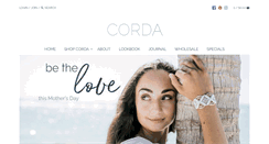 Desktop Screenshot of cordadesigns-shop.com